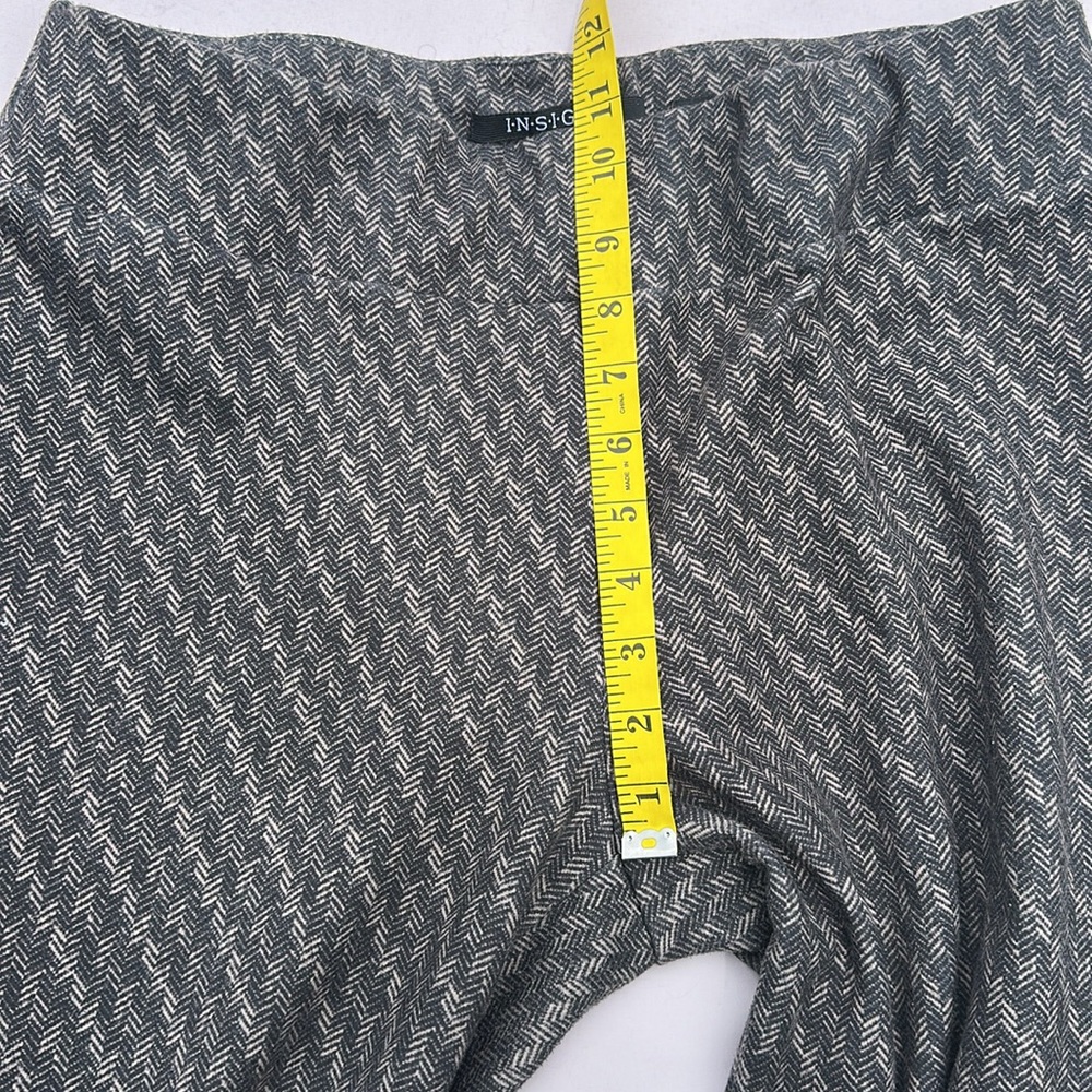 Insight Gray Herringbone Pattern Pants - image 4
